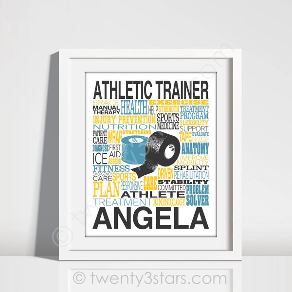 Physical Therapy Typography Wall Art - twenty3stars