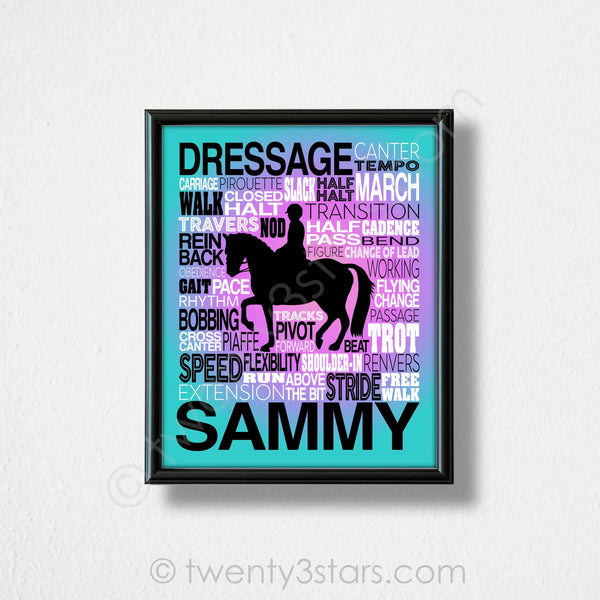 Equestrian Typography Wall Art - twenty3stars