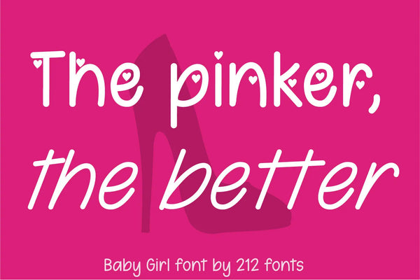 Girly Stuff Girl's Dingbat Font (OTF) - by 212fonts 212 Fonts