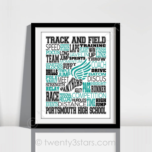 Track & Field Shoe Wall Art - twenty3stars