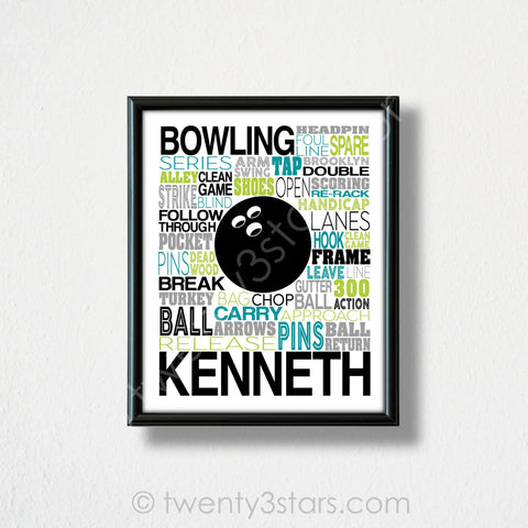 Bowling Ball Wall Art - twenty3stars