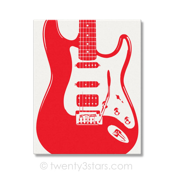 Electric Guitar Close Wall Art - twenty3stars