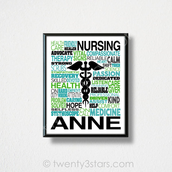 Nurse Wall Art -twenty3stars