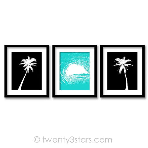 Palm Trees Ocean Wall Art - twenty3stars