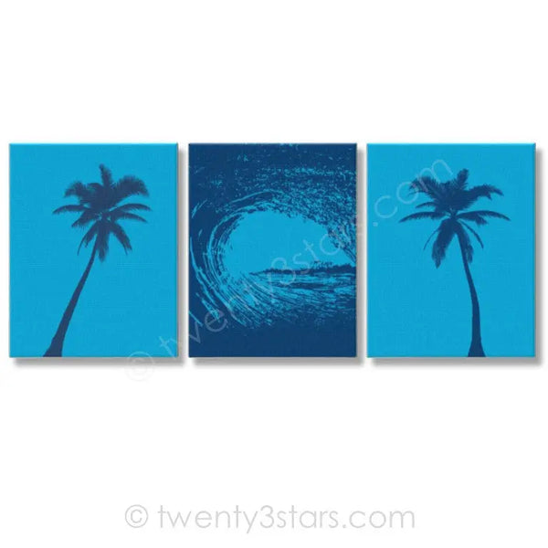Palm Trees Ocean Wall Art - twenty3stars