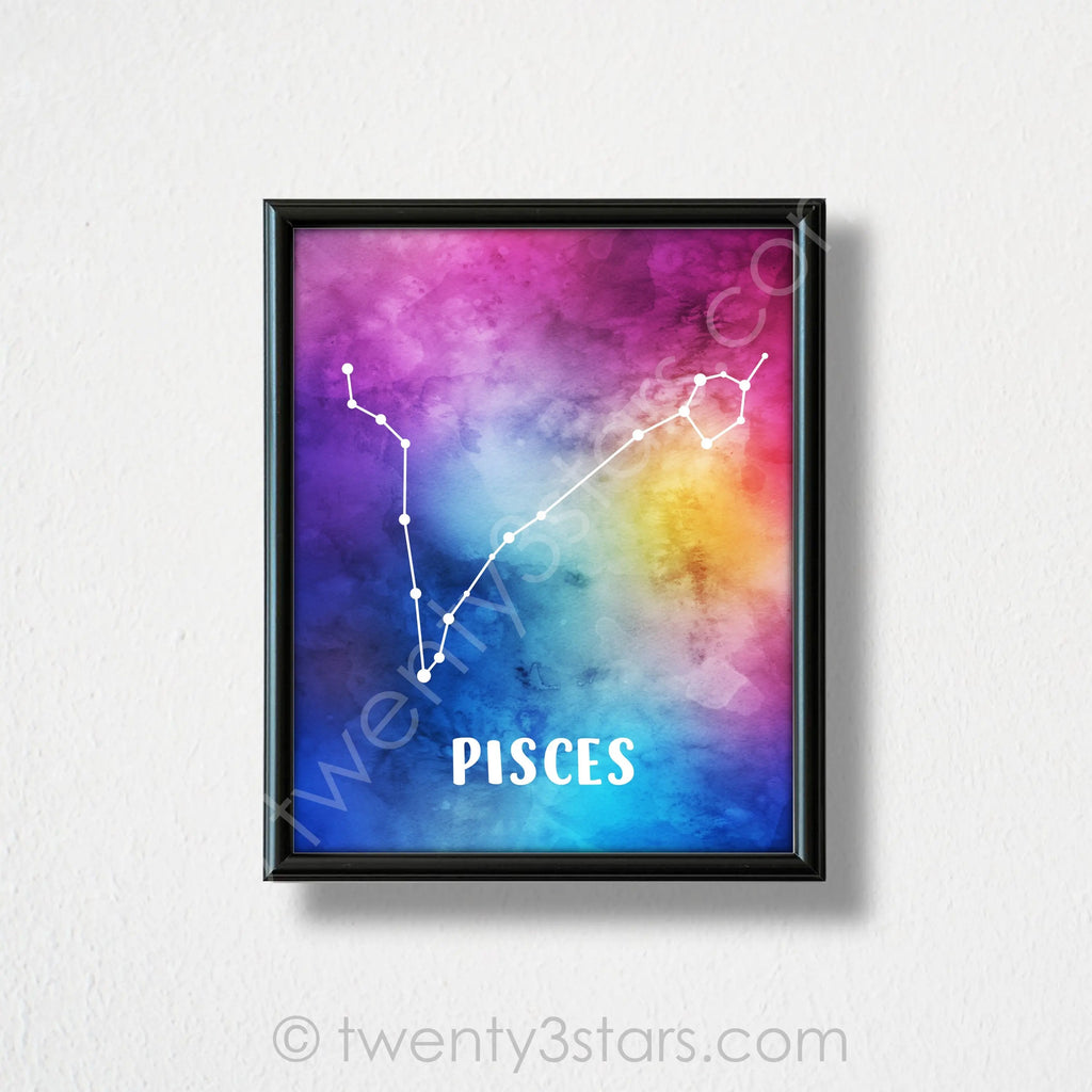 pisces constellation art