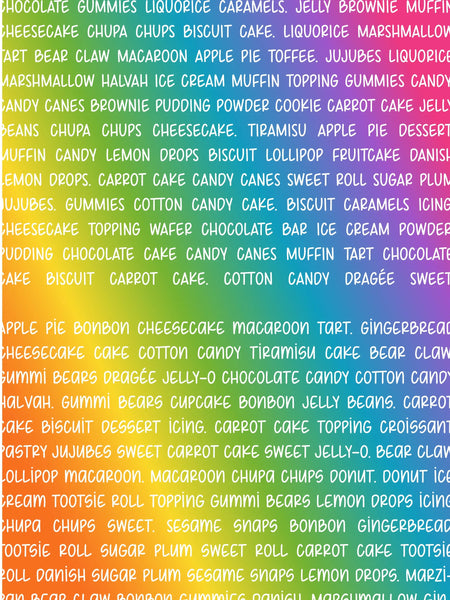 Rainbow Sprinkles Caps Font Family (OTF) - by 212fonts 212 Fonts