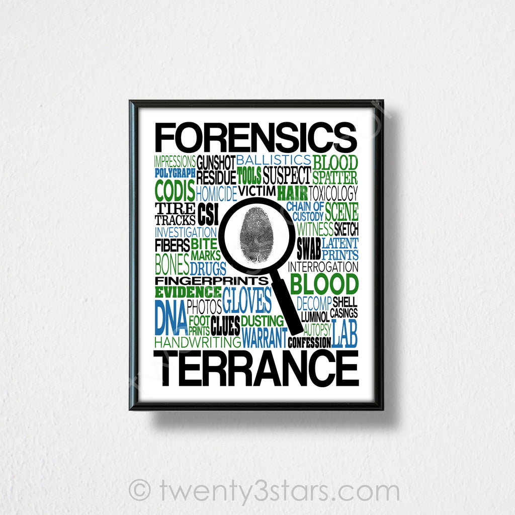 Forensics Wall Art - twenty3stars