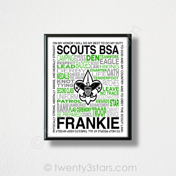 BSA Boy Scouts Wall Art - twenty3stars