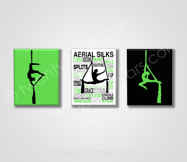 Aerialist Wall Art Trio  - twenty3stars