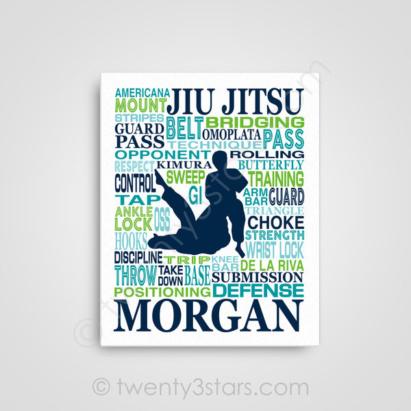 Girl's Jiu Jitsu Wall Art - twenty3stars