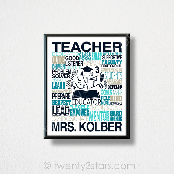P.E. Teacher Wall Art - twenty3stars