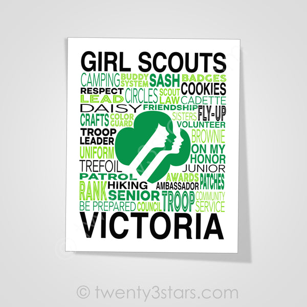 Girl Scouts Wall Art - twenty3stars