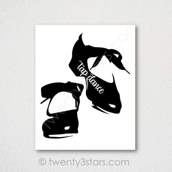 Tap Dance Shoes Wall Art - twenty3stars