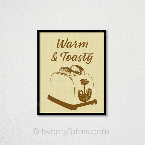 Toaster Kitchen Humor Wall Art - twenty3stars
