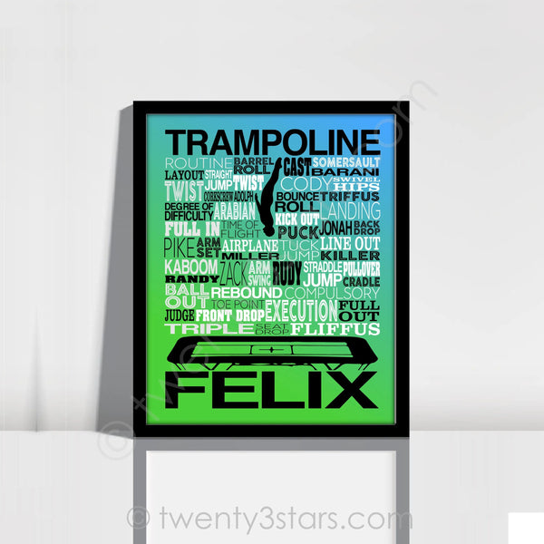 Trampoline Wall Art - twenty3stars