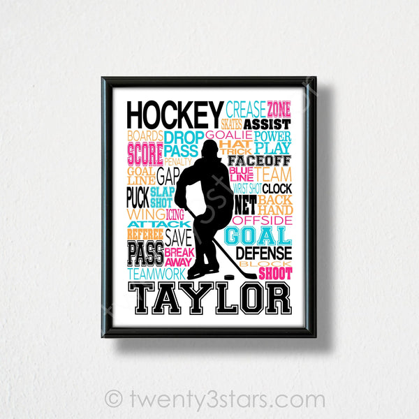 Women's Hockey Wall Art - twenty3stars