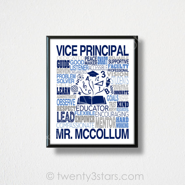 Vice Principal Wall Art - twenty3stars