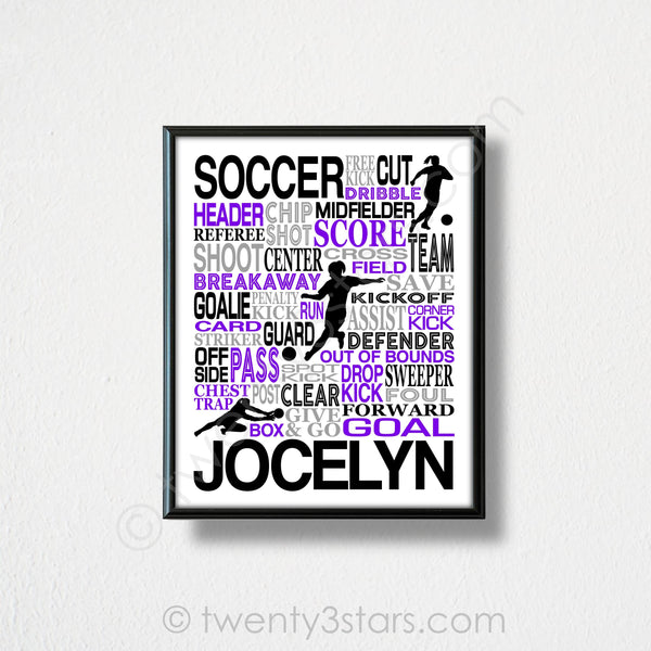 Soccer Team Wall Art - twenty3stars