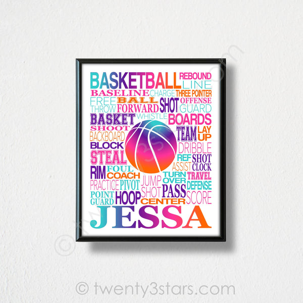 Basketball Hoop Wall Art - twenty3stars