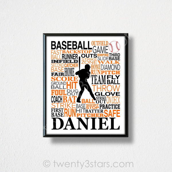 Baseball Hitter Wall Art - twenty3stars