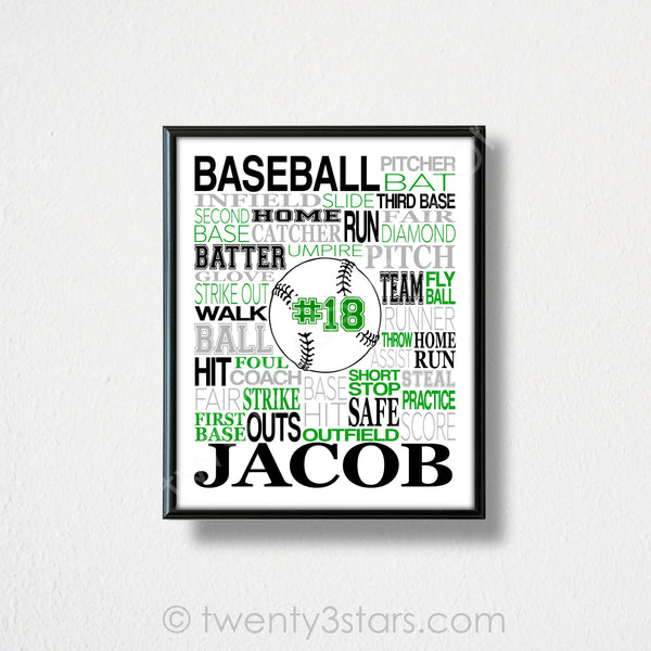 Baseball Hitter Wall Art - twenty3stars