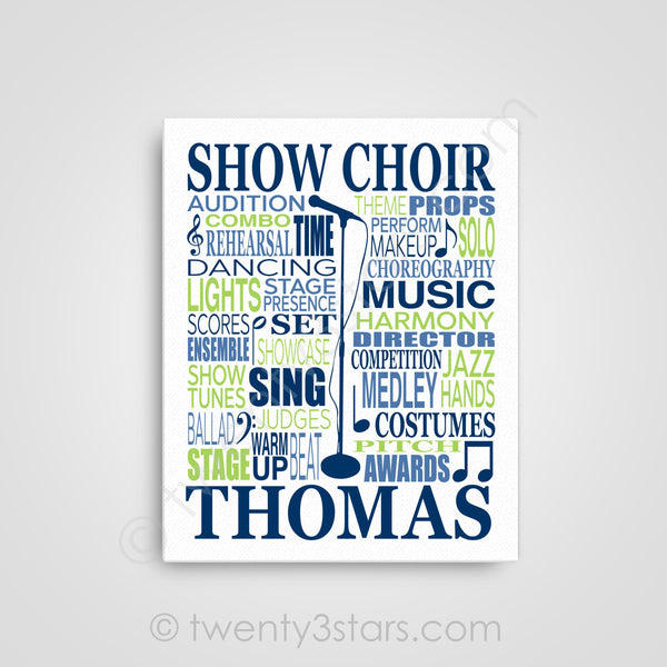 Show Choir Wall Art - twenty3stars