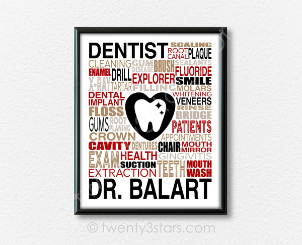 Dentist Wall Art - twenty3stars